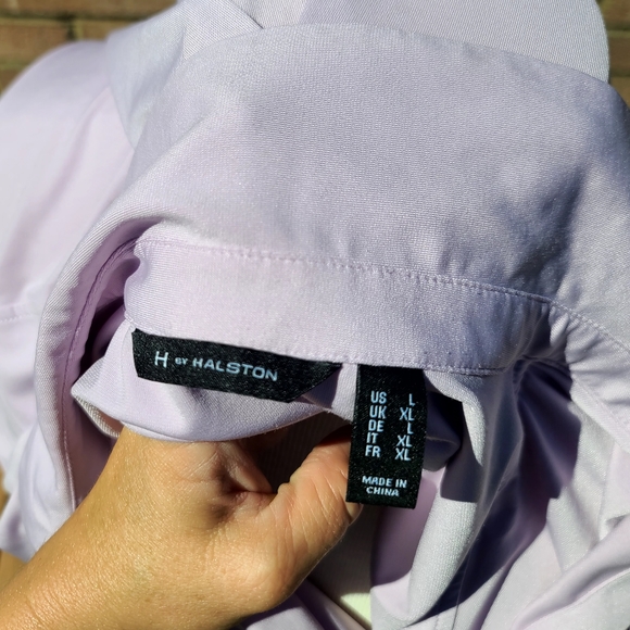 H by Halston violet tunic top - Picture 3 of 4